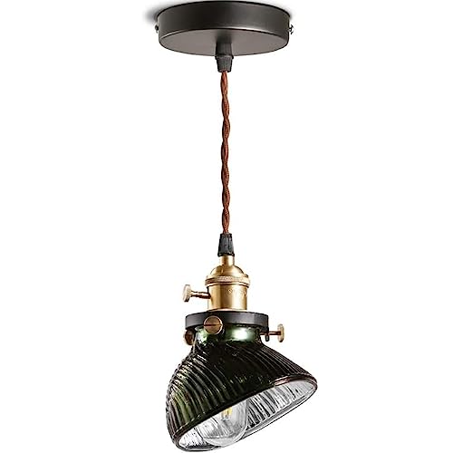 Lustre suspension vintage avec chaîne ajustable pour corriger les hauts plafonds