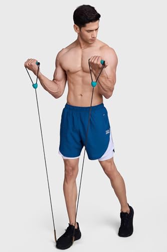 Image of FUAARK 2 in 1 Compression Shorts for Men for Gym, Sports, Running & Cycling Activities with Pocket