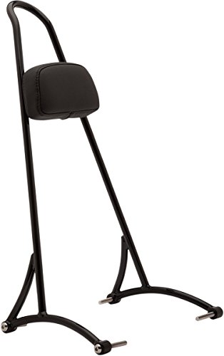 Burly Brand Black Tall Sissy Bar With Pad B13-1505B #TOP8