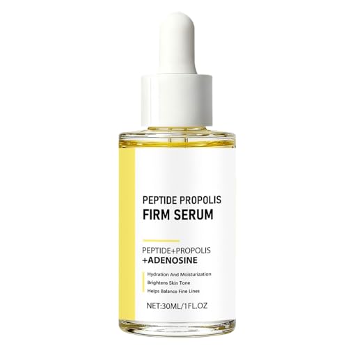 facial – Hidratante de larga duración 30 ml | Péptido Reafirmante Esencia de Propóleo Adenosina | Solución para el cuidado de la piel corporal, antiarrugas, iluminador, hidratante, día y