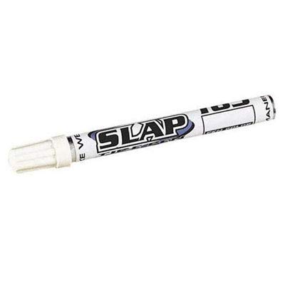 Orange Cycle Parts White Tire Pen Easy to Apply with Valve-Action Wick Tip