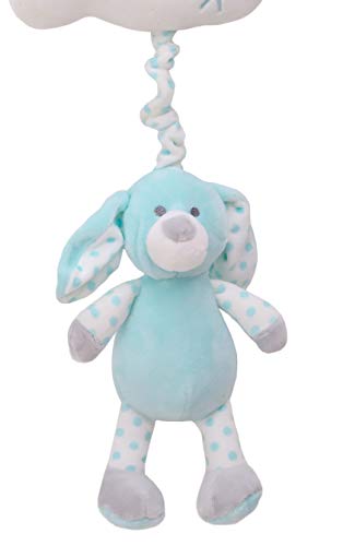 Toyland® 38cm (14”) Musical Lullaby Grey Baby Bear Cot Plush- Baby & Toddler Pram Toys - Suitable From Birth - Image 3