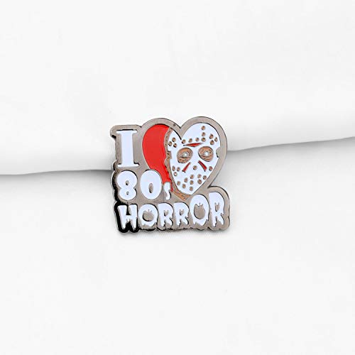 Image of Jewelry Halloween Jewelry I Love 80s Enamel Pin Halloween Movie Gift