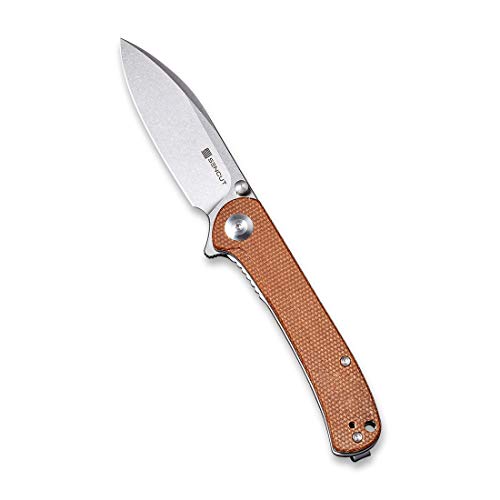 SENCUT Scepter Flipper Taschenmesser (Braunes Micarta) Cover
