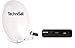 Produktbild TechniSat TECHNITENNE 70 Satelliten-Schüssel für 4 Teilnehmer und HD-S 221 Sat-Receiver (70 cm digital Sat Anlage, Komplettset aus Antenne mit Masthalterung und Quattro-Switch-LNB), lichtgrau