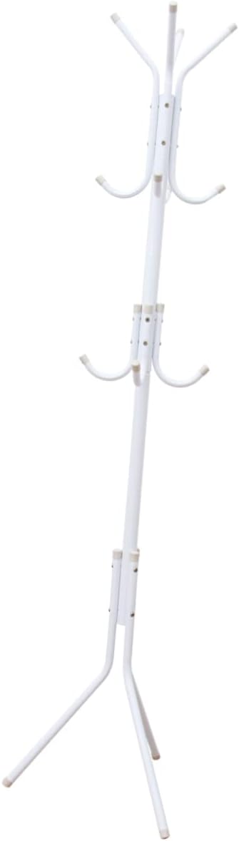 Outanaya Iron Coat Stand Hat Rack Hooks Space-saving Home Organizer Hat Holder Coat Stand