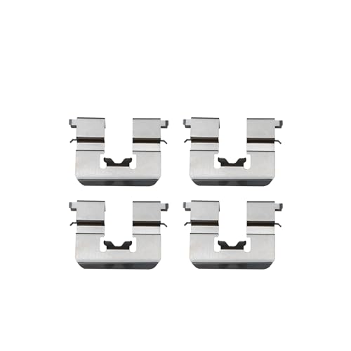 Image of Detroit Axle - Rear Brake Pads for 2010-2018 Hyundai Santa Fe 2019 Santa Fe XL 2013-2018 Santa Fe Sport 2011-2015 Kia Sorento, Ceramic Brake Pads w /Hardware Replacement