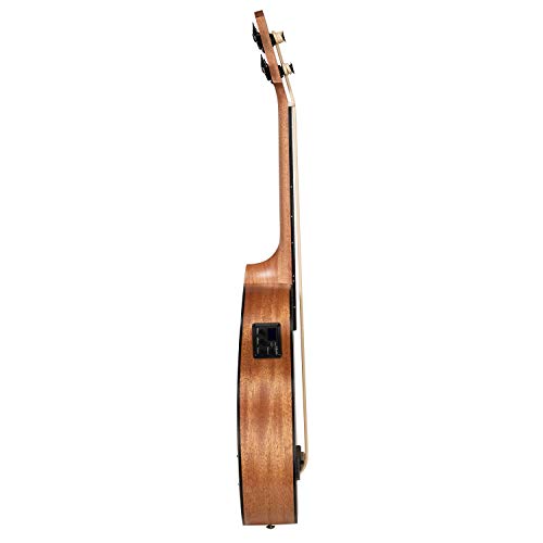 CASCHA Ukulélé Basse, U-Basse en acajou avec cordes Aquila Thundergut, micro, accordeur intégré et Gigbag - Les Beatles, Paul McCartney, John Lennon, RIngo Starr, George Harrison CASCHA Ukulélé Basse, U-Basse en acajou avec cordes Aquila Thundergut, micro, accordeur intégré et Gigbag – Image 5