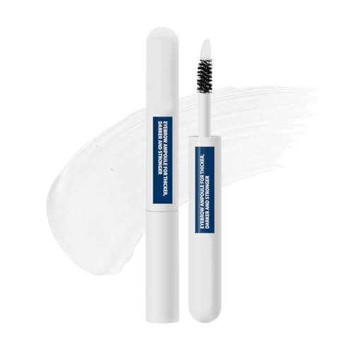 EIHI 1 Pieza Serum Cejas, Serum Crece Cejas, Crecimiento Cejas Fuertes, DiseñO de Cabezal de Cepillo Dual, Pestañas Más Voluminosas Y Largas
