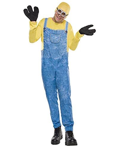 Rubie's 810463-STD Offizielles Minion-Kostüm für Erwachsene, Standardgröße, Gelb