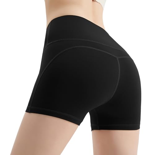 MORGEN SKY レディース ヨガパンツ ショートパンツ 2分丈 3分丈 レギンス スパッツ ハイウエスト ヒップアップ タイツ ヨガ 通気 速乾 夏用 ストレッチ トレーニング 美尻 美脚 DK110