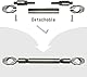Flylin Universal Motorrad Lenker 22mm Aluminium Balance-Stange Einstellbare Balance Bar, Motorradzubehör zur Lenkers für Offroad Motorrad Titan, Schwarz, Gold