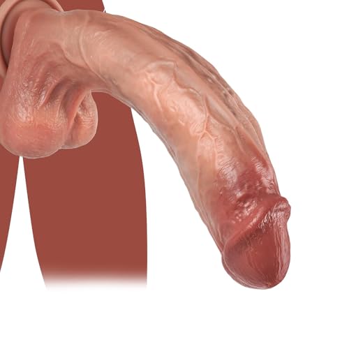 Hmxseu-Uebergrosser-Realistischer-Dildo-275cm-Analdildos-mit-Lebensechten-Adern-und-Prallen-Hoden-Silikon-Dildos-Mit-Starkem-Saugnapf-Klassischer-Dildo-G-Punkt-Stimulator-fuer-Frauen-Maenner