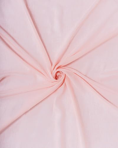 Image of (5 ft) Cotton Linen Fabric Window Curtain | Leaf Design Eyelet Window Curtain For Home | Fabric Foiling Window Curtain (Pink) | Vintage Print | For Home | ( Pack of 1) | 152 L x 121 W centimeters