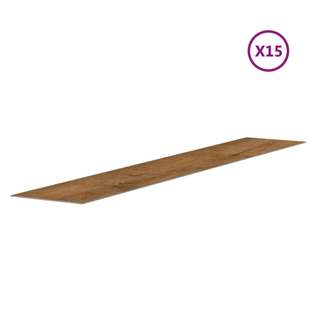 Materiały budowlane, panele ściennePanele ścienne wygląd drewna brązowy PCW 2,06 m²
