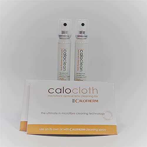 Calotherm 2 confezioni CaloCloth "8 x 6" e 2 confezioni spray CaloCoat da 25 ml