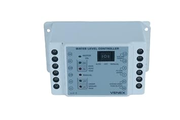 VENEX Fully Automatic Water Level Controller for singale phase motor with 6 SS sansor with dual tank controlling LLC1M (LLC 3M)