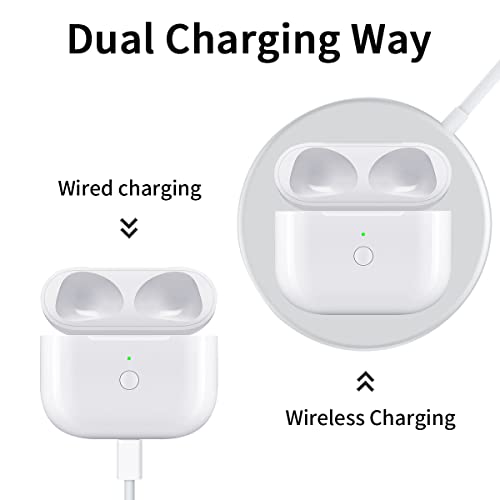 Boîtier de chargeur de rechange pour AirPods 3 avec synchronisation Bluetooth rapide - 5