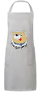 NUWIND The Way of the Househusband Gokushufudo Apron Adjustable Kitchen Cooking Dishwashing BBQ Bib Apron with 2 Pockets for Men Women