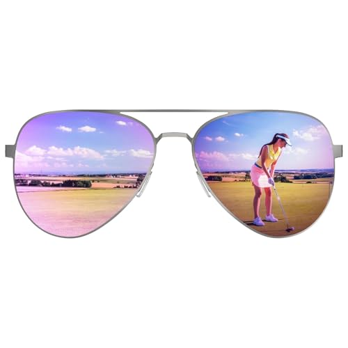 Xoxocos HD Golf Aviator Sunglasses