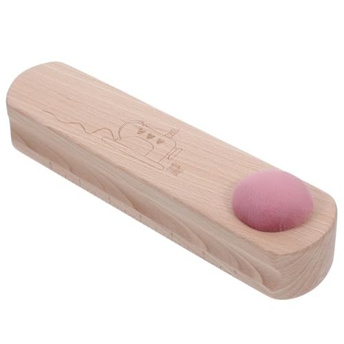 Clapet en bois dur TEHAUX rose avec coussin à épingles intégré pour couture