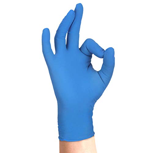 Skinblu Guanti In Nitrile 100 Pz Senza Polvere Latex Free Ipoallergenici Tg M