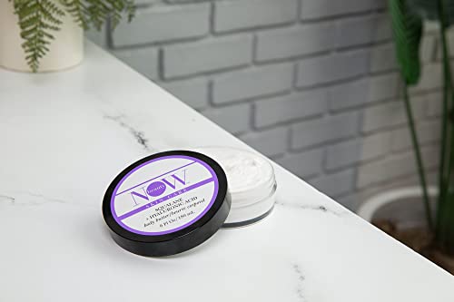 Now Beauty Squalane & Hyaluronic Acid Body Butter - Intensive, Daily Moisturizer Remedy For Extra Dry Skin - Deeply Hydrating Cream Lotion Treatment - Restorative, Non-Gmo Ingredients - 6 Oz #TOP2