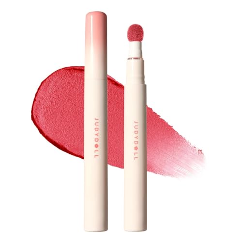 JUDYDOLL Cushion Matte Lip Cream, Hydrating Matte Lipstick with Tripeptide&Squalane