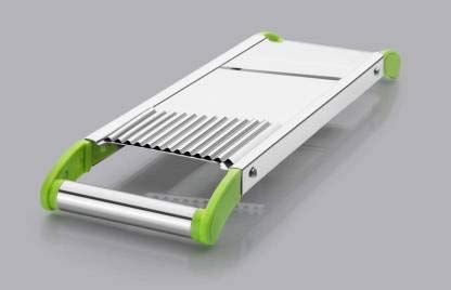 New Trend Slicer 2 in 1 /Chipser & Chopper Stainless Steel Body Vegetable & Fruit Slicer (Pack of 1) Vegetable & Fruit Slicer (1)