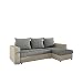 Produktbild Mirjan24 Outlet Ecksofa Top! Sofa Eckcouch Couch! mit Schlaffunktion und 2 Bettkasten! Ottomane Universal, L-Form Schlafsofa (10. Korpus, Einlage: Alova 07; Sitzfläche, Rückenlehne, Kissen: Alova 36)