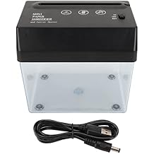 Cyrank USB Paper Shredder, Universal Mini Electric Shredder Battery USB Powered Cut Paper Shredder for Office School Home