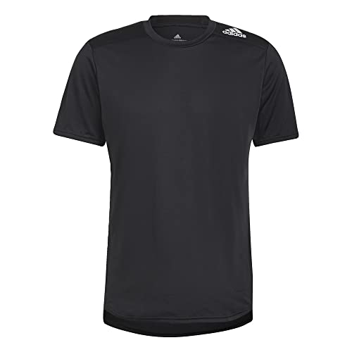 Image of Adidas Men's Designed 4 Running Tee T-Shirt, Black, Large