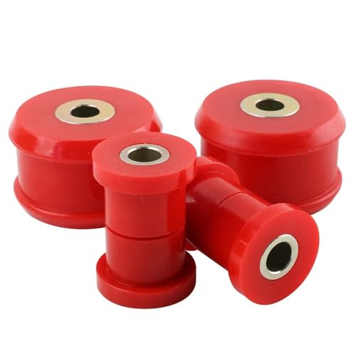 Kit buje brazo de control delantero rojo para suspensión de ruedas de VW Jetta Golf MK2 MK3 MK4 6