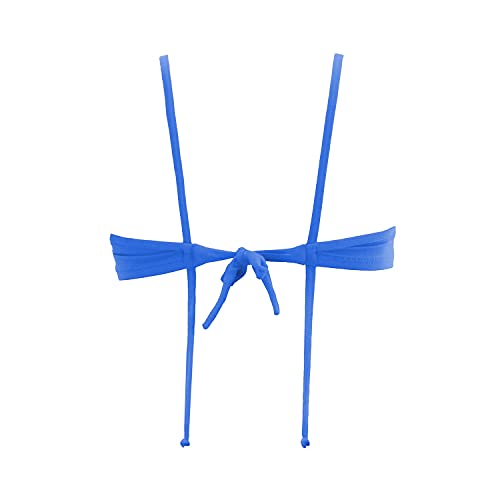 Top Biquíni Meia Taça Com Bojo Tamanho:46;Cor:Azul