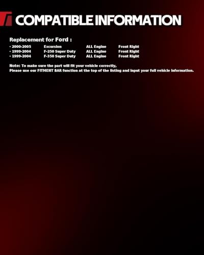 Image of Torchbeam Front Brake Caliper Right for Ford 1999-2004 F-250 Super Duty, Ford 1999-2004 F-350 Super Duty, Ford 2000-2005 Excursion, Front Right Caliper Replace # 18B4790