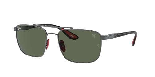 Image of Ray-Ban womens Rb3715m Scuderia Ferrari Collection Square Sunglasses