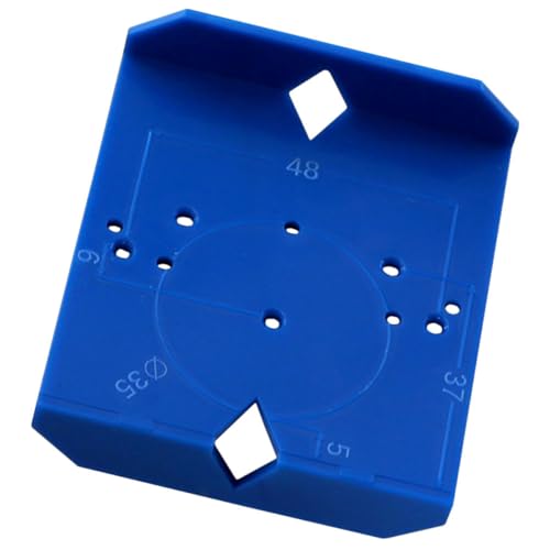 HOMSFOU Scharnierbohrwerkzeug für Verdeckte Türen 35/40mm Holzbohrschablone mit Mittellinienausrichtung Schrankbeschläge Montagehilfe