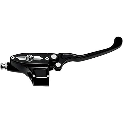 Performance Machine 0062-2510-BM 9/16in. Bore Hydraulic Brake Side Contour Billet Handlebar Control (Single Caliper) - Contrast Cut Cover