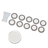 Yhenlovtt 10 x Keramik-Scheiben, 20 mm, für Luftbefeuchter + 1 x Eisenplatte