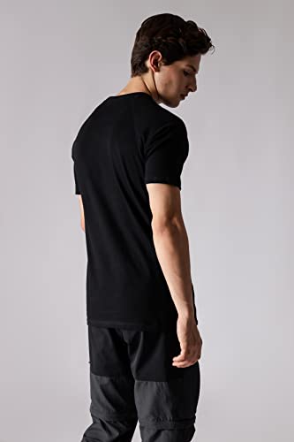 Image of Trendy Men's Round Neck T-Shirt Pure Pre Combed Cotton Bio-Washed 3D Print (STM-003)