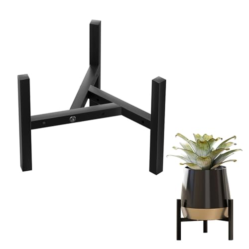 Supporto per piante regolabile, Supporto per vasi da fiori Panca in ferro per vasi da fiori con diametro esterno di 20-32 cm da utilizzare nei giardini da balcone e in ambienti interni.