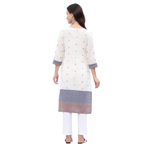 Image of Rangriti Women's Cotton Tie-Dye Straight Kurtas