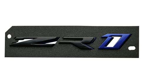 Emblema ZR1 3D trasero para camión C7 84460853, logotipo parachoques azul 4