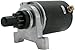 12 Volt, CCW, 10-Tooth Starter Replacement for 12.5 HP DR Brush Mower Engine Perfectly, Tecumseh 13.0 OHV Industrial Engine