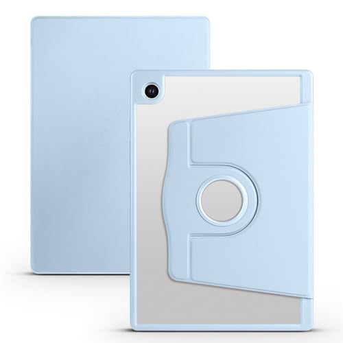 Housse Galaxy Tab S10 Lite rotative 360 protection silicone antichoc bleu