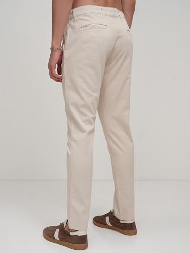 Image of Highlander Men's Slim Fit Formal Trousers | Ankle Length |Smart Trousers for Men | Chino Trousers for Men|Elegant Design | Comfortable Fabric for Daily Work & Formal Occasions