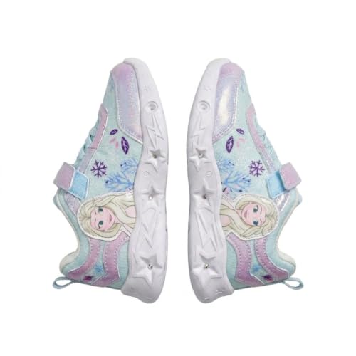 Deportivas Disney con Luces Suela Ligera de EVA - Zapatillas Disney, Cars, Frozen, Stitch y Marvel Cómodas para Niño y Niña, Ligeras, Transpirables y con Velcro