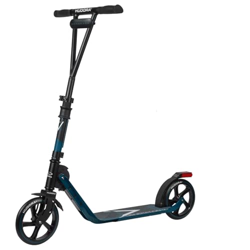 HUDORA BigWheel Generation V 205, dunkelblau | Leicht Faltbarer Scooter...