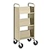 RBS16-04 - Description : Multipurpose Steel Cart - Cart with Three Single-Sided Sloping Shelves, BioFit Engineered Products - Each