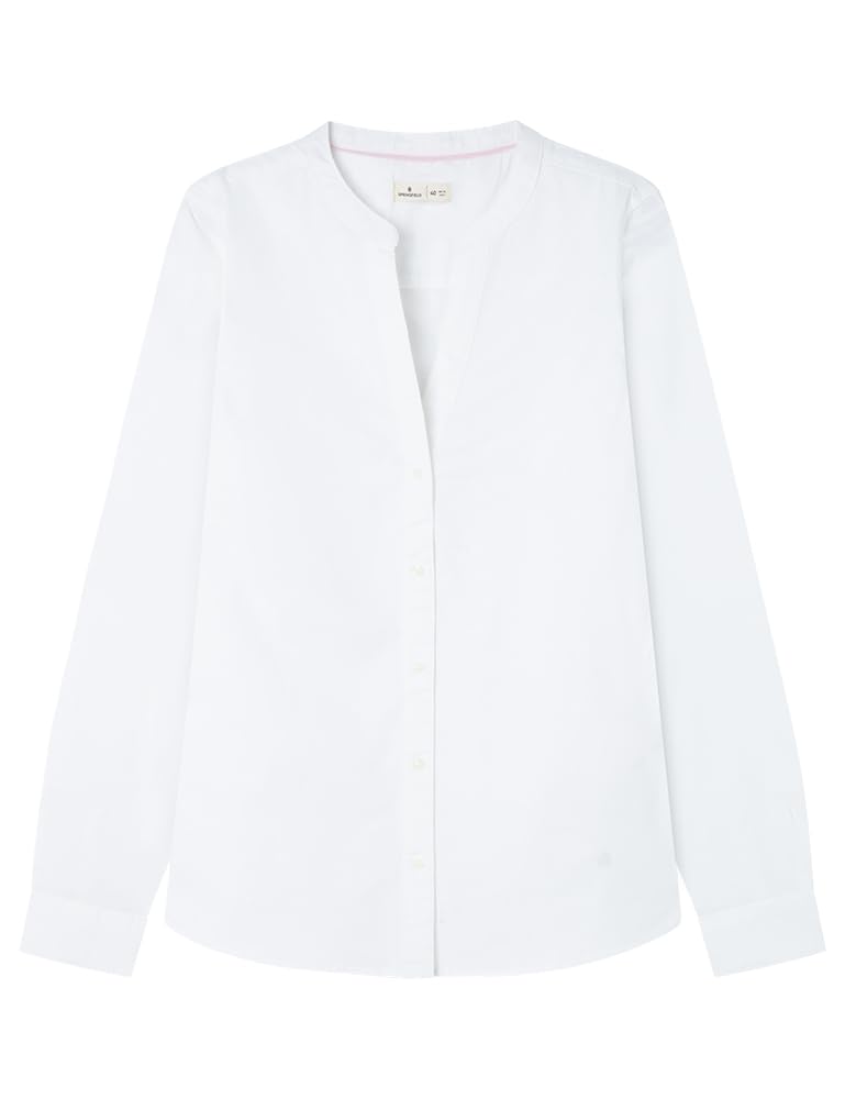 SPRINGFIELD Women's 3.t.b.Camisa Oxford Span Mao Rec Shirt, Multicoloured, 10